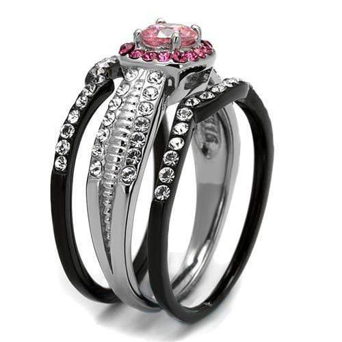 Wedding Rings For Women TK2651 Two-Tone Black - Stainless Steel Ring