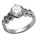 Wedding Rings For Women TK2658 Stainless Steel Ring with AAA Grade CZ