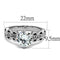 Wedding Rings For Women TK2658 Stainless Steel Ring with AAA Grade CZ