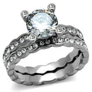 Wedding Rings For Women TK2659 Stainless Steel Ring with AAA Grade CZ