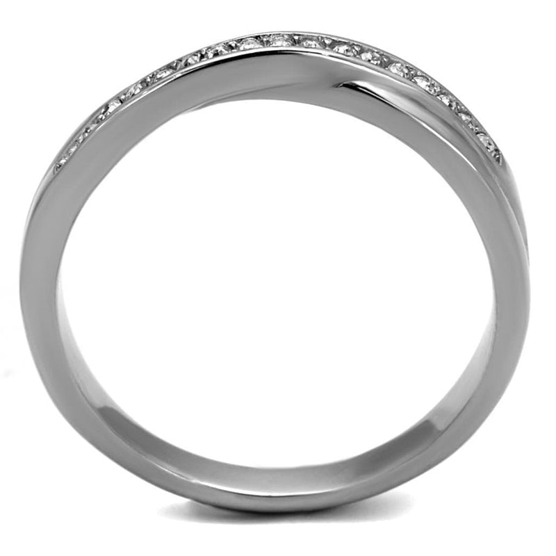 Wedding Rings For Women TK2684 Stainless Steel Ring with Top Grade Crystal