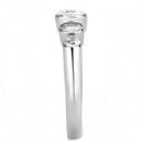 Wedding Rings TK3697 Stainless Steel Ring with AAA Grade CZ