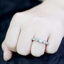 Silver Jewelry Rings Wedding Rings TK3697 Stainless Steel Ring with AAA Grade CZ Alamode Fashion Jewelry Outlet