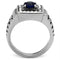 Wedding Rings TK370 Stainless Steel Ring with Synthetic in Montana