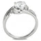 Wedding Rings TK3701 Stainless Steel Ring with AAA Grade CZ