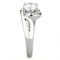 Wedding Rings TK3701 Stainless Steel Ring with AAA Grade CZ