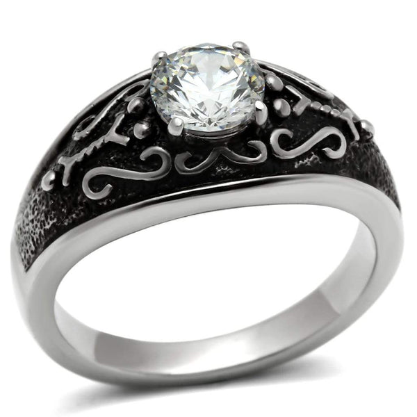 Wedding Rings TK373 Stainless Steel Ring with AAA Grade CZ