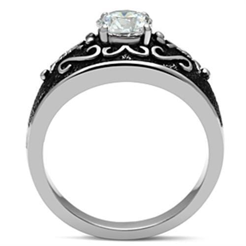 Wedding Rings TK373 Stainless Steel Ring with AAA Grade CZ