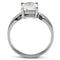 Wedding Rings TK391 Stainless Steel Ring with AAA Grade CZ