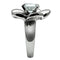 Wedding Rings TK477 Stainless Steel Ring with AAA Grade CZ