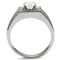 Wedding Rings TK483 Stainless Steel Ring with AAA Grade CZ