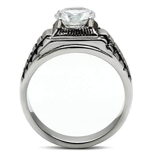 Wedding Rings TK485 Stainless Steel Ring with AAA Grade CZ