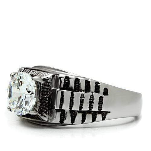 Wedding Rings TK485 Stainless Steel Ring with AAA Grade CZ