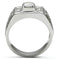 Wedding Rings TK486 Stainless Steel Ring with AAA Grade CZ