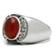 Wedding Rings TK499 Stainless Steel Ring with Semi-Precious in Siam