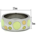 Wedding Rings TK513 Stainless Steel Ring with Epoxy