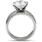 Wedding Rings TK520 Stainless Steel Ring with AAA Grade CZ