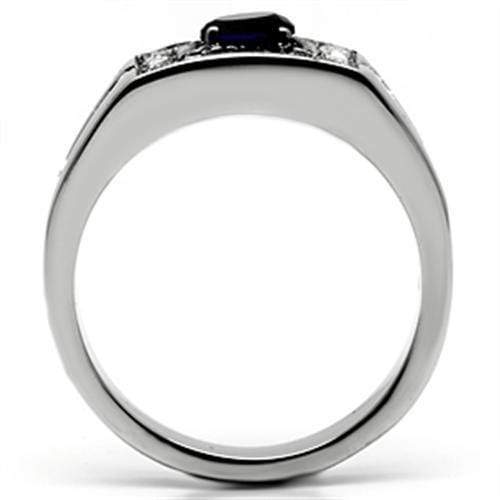 Wedding Rings TK588 Stainless Steel Ring with Synthetic in Montana