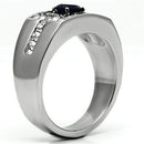 Wedding Rings TK588 Stainless Steel Ring with Synthetic in Montana