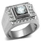 Wedding Rings TK593 Stainless Steel Ring with AAA Grade CZ