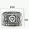 Wedding Rings TK593 Stainless Steel Ring with AAA Grade CZ