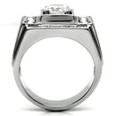 Wedding Rings TK593 Stainless Steel Ring with AAA Grade CZ