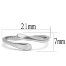 Silver Jewelry Rings Women Band Rings TK3261 Stainless Steel Ring Alamode Fashion Jewelry Outlet