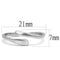 Silver Jewelry Rings Women Band Rings TK3261 Stainless Steel Ring Alamode Fashion Jewelry Outlet