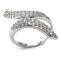 Silver Jewelry Rings Women's Band Rings 7X076 Rhodium Brass Ring with AAA Grade CZ Alamode Fashion Jewelry Outlet