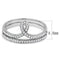 Silver Jewelry Rings Women's Band Rings DA063 Stainless Steel Ring with AAA Grade CZ Alamode Fashion Jewelry Outlet