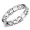 Women's Band Rings DA111 Stainless Steel Ring with AAA Grade CZ