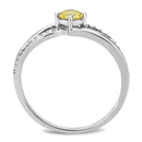 Women's Band Rings DA118 Stainless Steel Ring with AAA Grade CZ