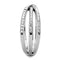 Women's Band Rings DA124 Stainless Steel Ring with AAA Grade CZ