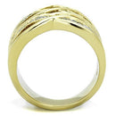 Women's Gold Band Rings TK1699 Two-Tone Gold - Stainless Steel Ring