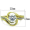 Women's Gold Band Rings TK1701 Two-Tone Gold - Stainless Steel Ring