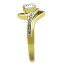 Women's Gold Band Rings TK1701 Two-Tone Gold - Stainless Steel Ring