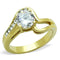 Women's Gold Band Rings TK1702 Two-Tone Gold - Stainless Steel Ring