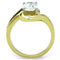 Women's Gold Band Rings TK1703 Two-Tone Gold - Stainless Steel Ring