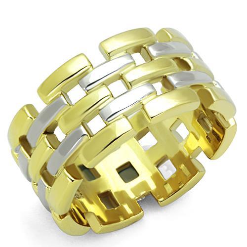 Women's Gold Band Rings TK1705 Two-Tone Gold - Stainless Steel Ring