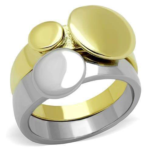 Women's Gold Band Rings TK1706 Two-Tone Gold - Stainless Steel Ring