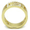 Women's Gold Band Rings TK1712 Gold - Stainless Steel Ring with Crystal