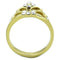 Women's Gold Band Rings TK1716 Gold - Stainless Steel Ring with Crystal