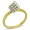 Women's Gold Band Rings TK1725 Gold - Stainless Steel Ring with Crystal