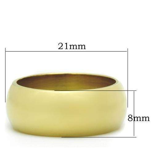 Silver Jewelry Rings Yellow Gold Engagement Rings GL012 Gold - Brass Ring Alamode Fashion Jewelry Outlet