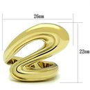 Silver Jewelry Rings Yellow Gold Engagement Rings GL290 Gold - Brass Ring Alamode Fashion Jewelry Outlet