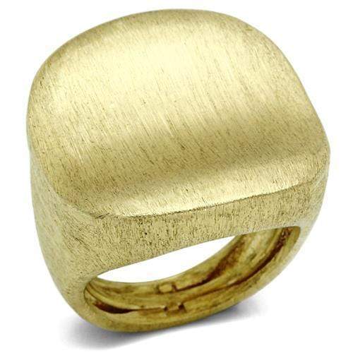 Yellow Gold Engagement Rings LO2473 Gold & Brush Brass Ring