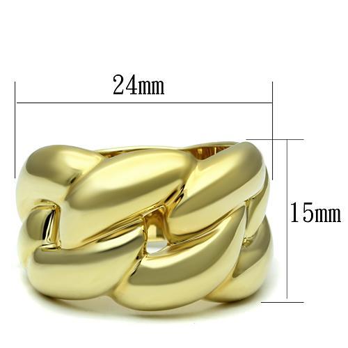 Yellow Gold Engagement Rings LO2491 Gold Brass Ring