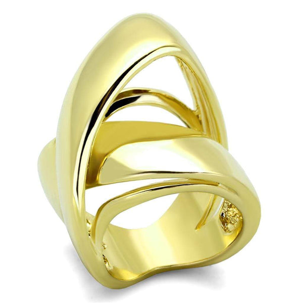 Yellow Gold Engagement Rings LO3192 Gold Brass Ring