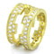 Yellow Gold Engagement Rings LO3349 Gold Brass Ring with AAA Grade CZ