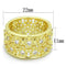 Yellow Gold Engagement Rings LO3363 Gold Brass Ring with AAA Grade CZ